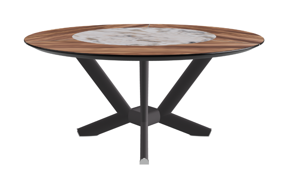 Cattelan Italia Planer Ker-Wood Round Dining Table 160