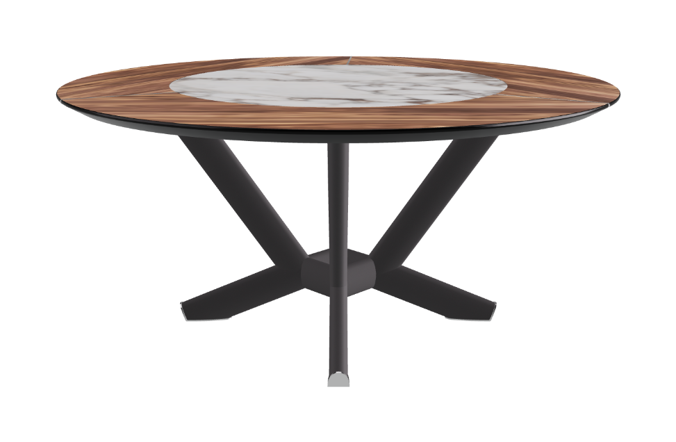 Cattelan Italia Planer Ker-Wood Round Dining Table 160