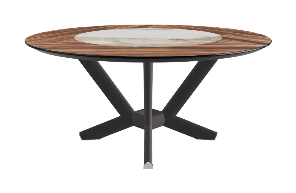 Cattelan Italia Planer Ker-Wood Round Dining Table 160