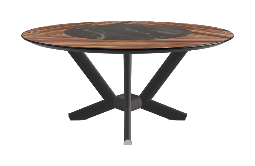 Cattelan Italia Planer Ker-Wood Round Dining Table 160
