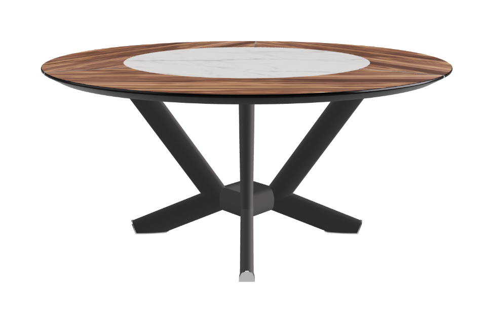 Cattelan Italia Planer Ker-Wood Round Dining Table 160