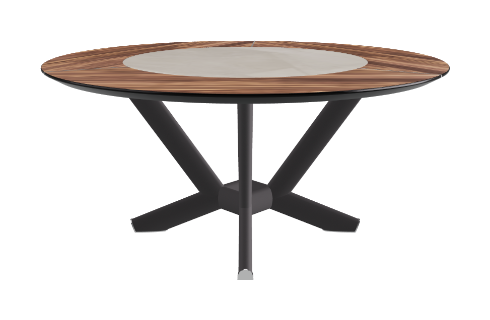 Cattelan Italia Planer Ker-Wood Round Dining Table 160