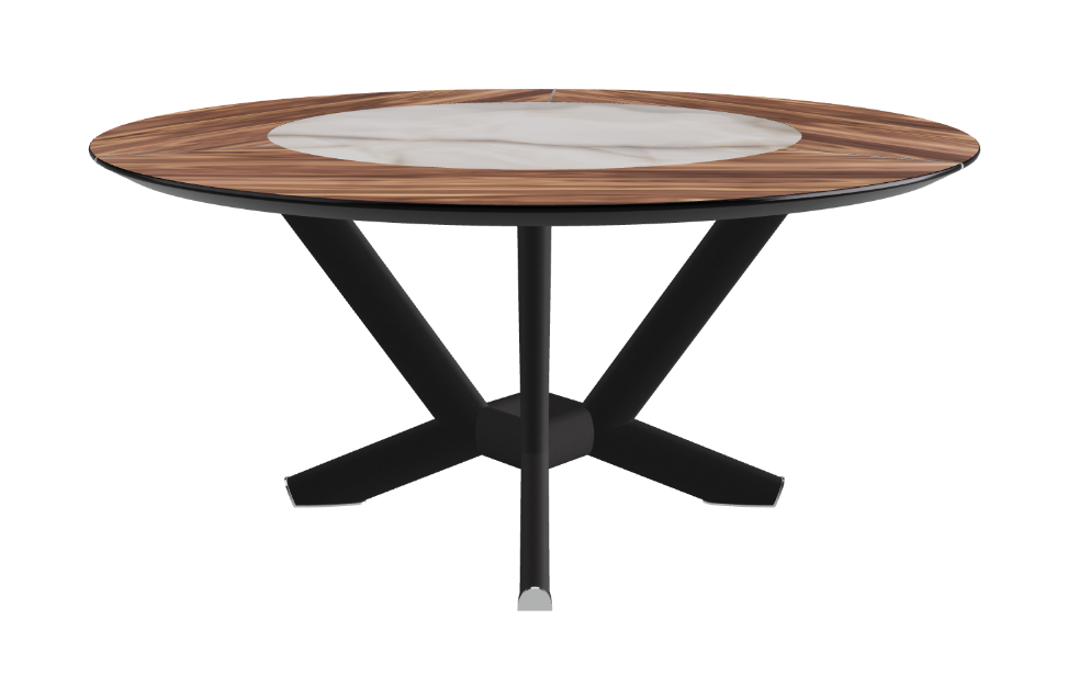 Cattelan Italia Planer Ker-Wood Round Dining Table 160