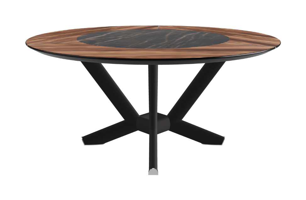 Cattelan Italia Planer Ker-Wood Round Dining Table 160