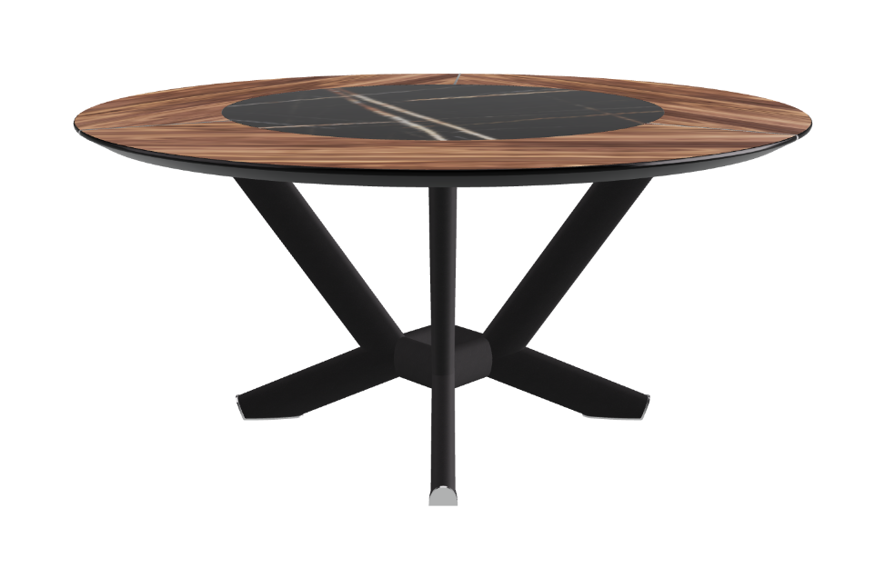 Cattelan Italia Planer Ker-Wood Round Dining Table 160
