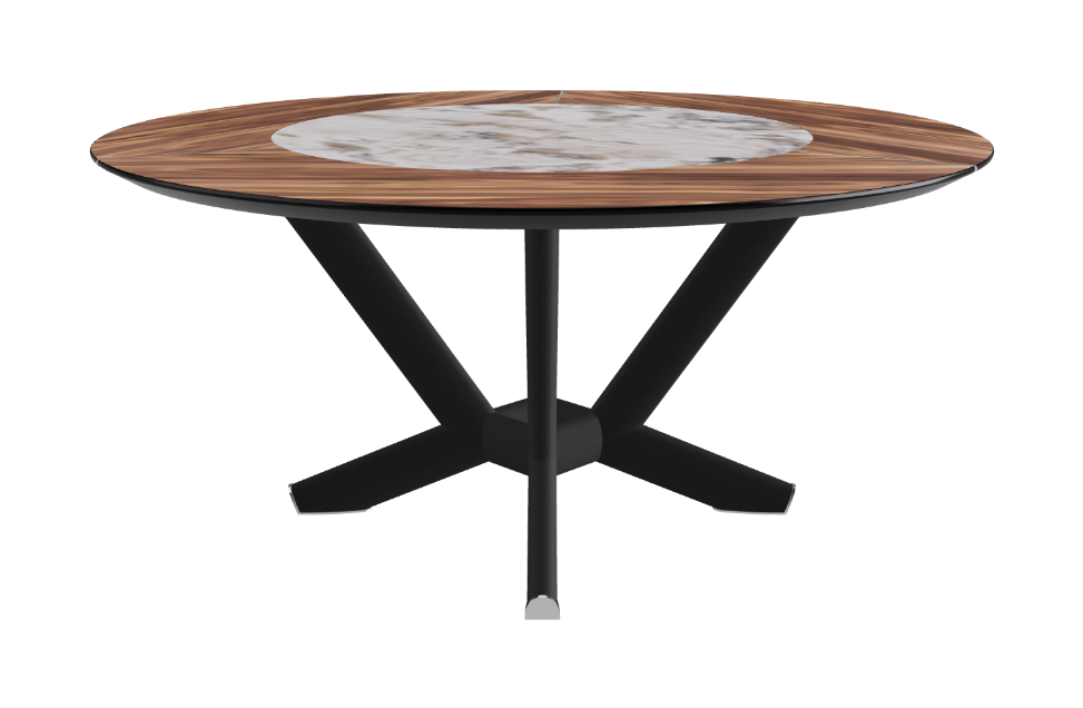 Cattelan Italia Planer Ker-Wood Round Dining Table 160