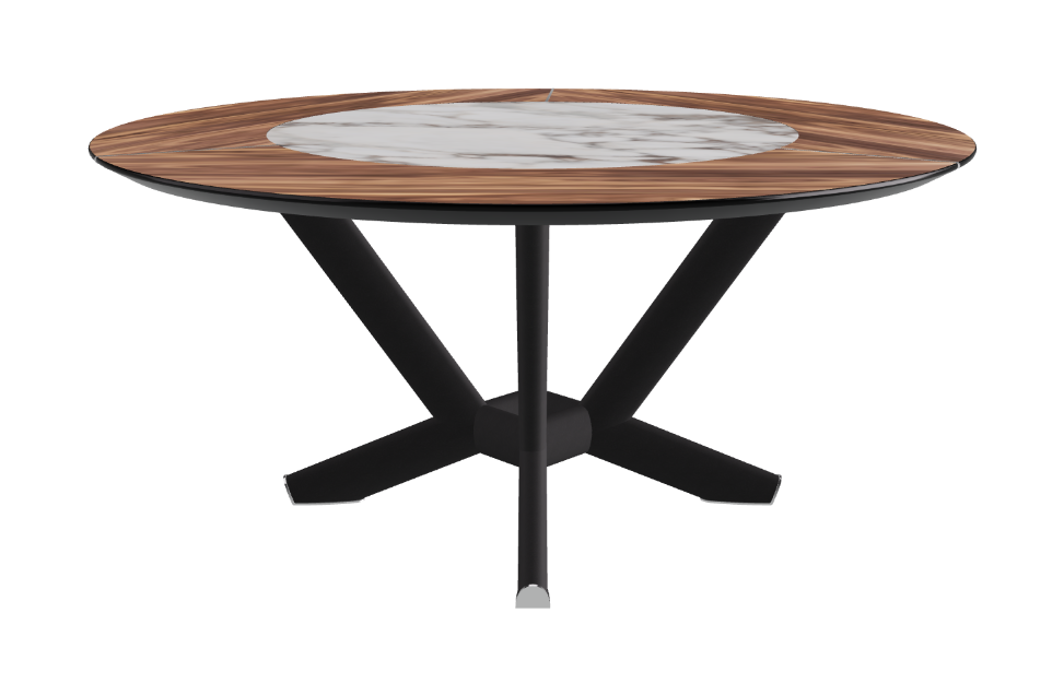 Cattelan Italia Planer Ker-Wood Round Dining Table 160