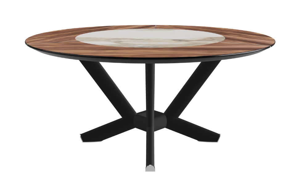Cattelan Italia Planer Ker-Wood Round Dining Table 160