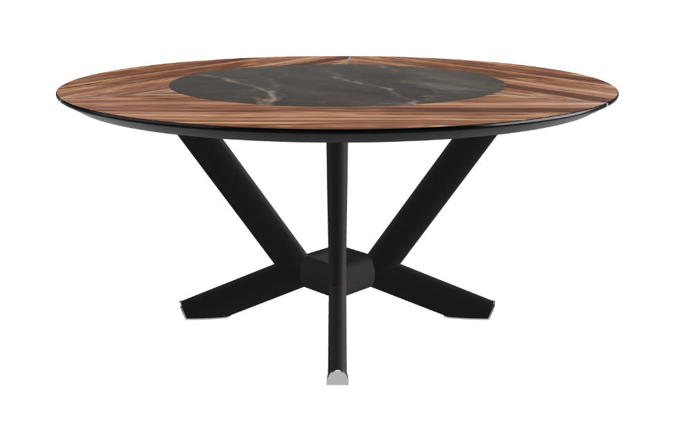 Cattelan Italia Planer Ker-Wood Round Dining Table 160