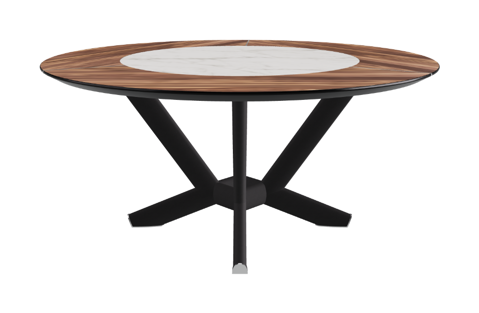 Cattelan Italia Planer Ker-Wood Round Dining Table 160
