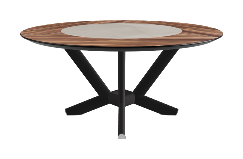 Cattelan Italia Planer Ker-Wood Round Dining Table 160