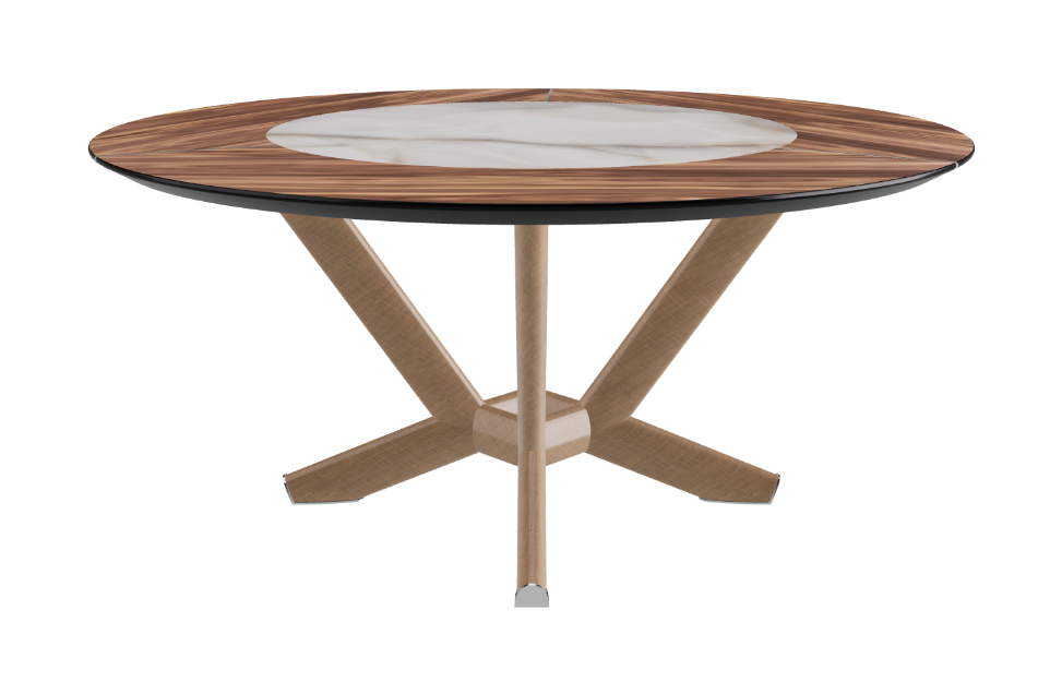 Cattelan Italia Planer Ker-Wood Round Dining Table 160