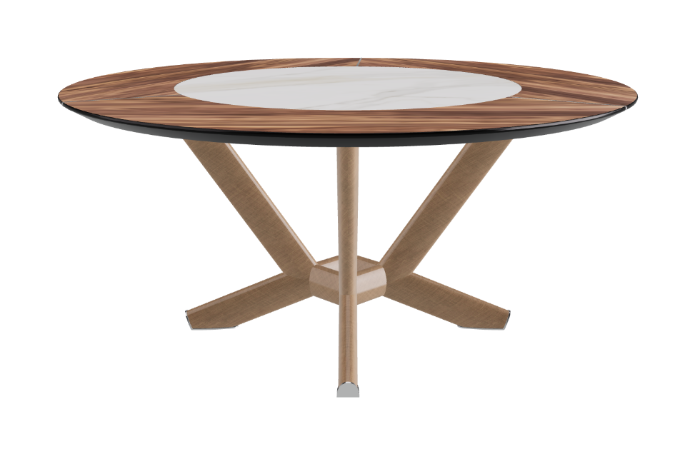 Cattelan Italia Planer Ker-Wood Round Dining Table 160