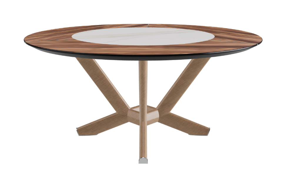 Cattelan Italia Planer Ker-Wood Round Dining Table 160