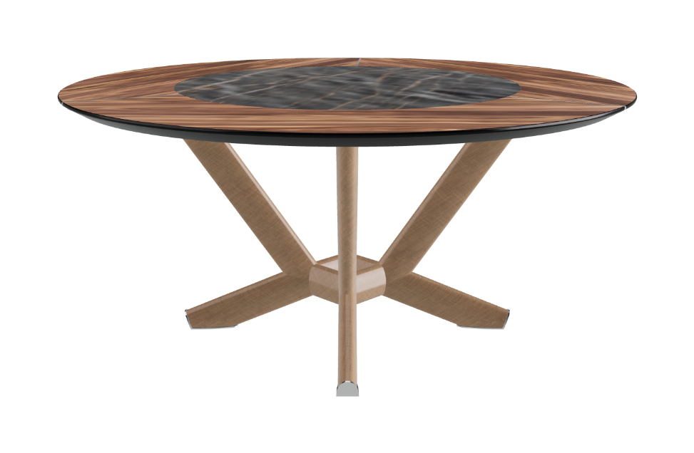 Cattelan Italia Planer Ker-Wood Round Dining Table 160