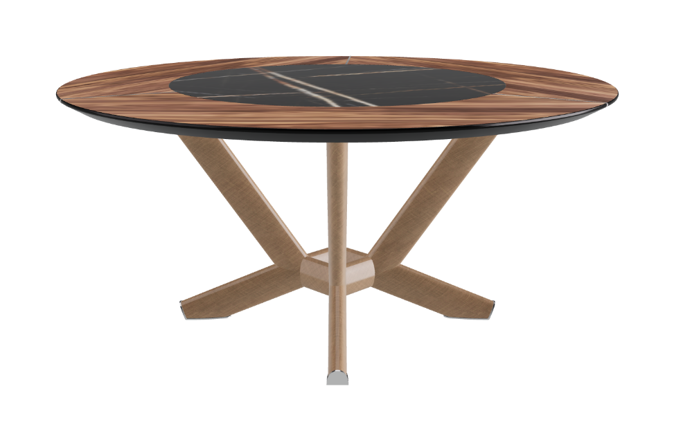 Cattelan Italia Planer Ker-Wood Round Dining Table 160
