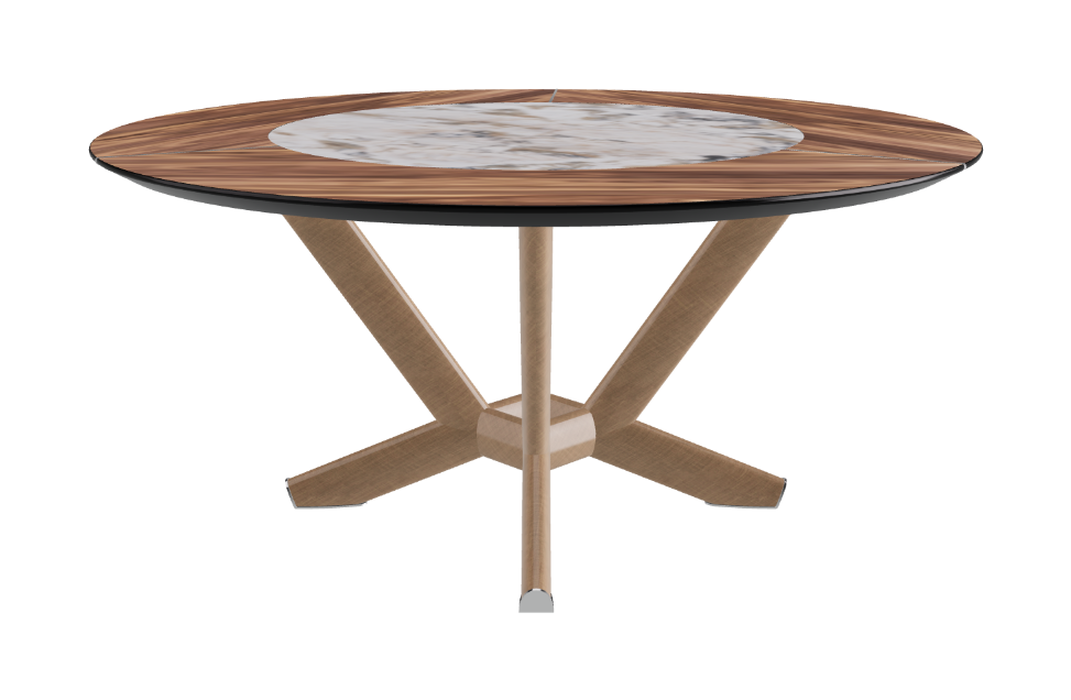 Cattelan Italia Planer Ker-Wood Round Dining Table 160