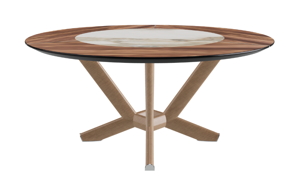 Cattelan Italia Planer Ker-Wood Round Dining Table 160