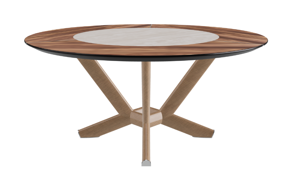 Cattelan Italia Planer Ker-Wood Round Dining Table 160