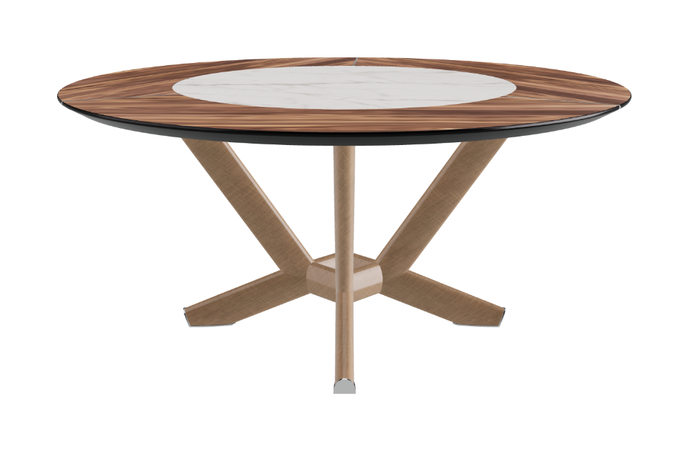 Cattelan Italia Planer Ker-Wood Round Dining Table 160