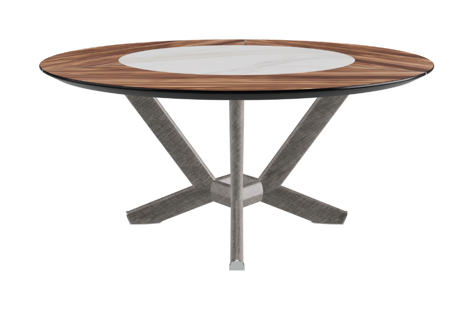 Cattelan Italia Planer Ker-Wood Round Dining Table 160