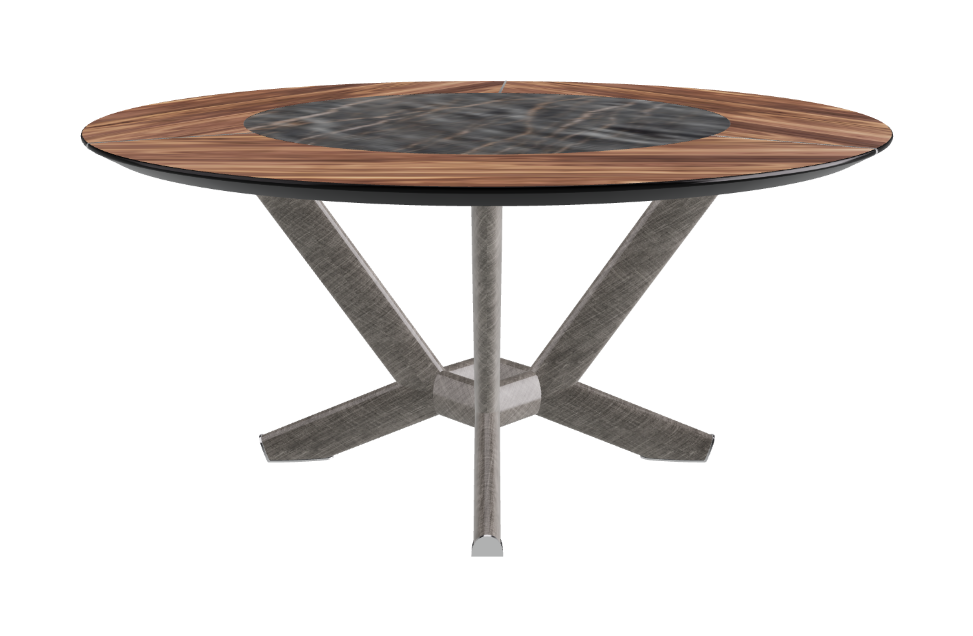 Cattelan Italia Planer Ker-Wood Round Dining Table 160
