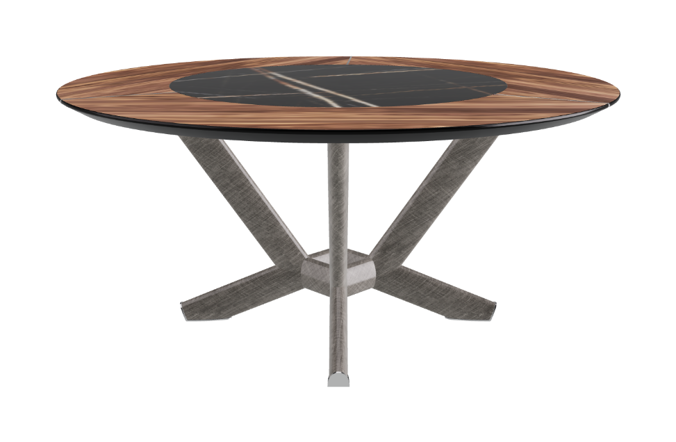 Cattelan Italia Planer Ker-Wood Round Dining Table 160