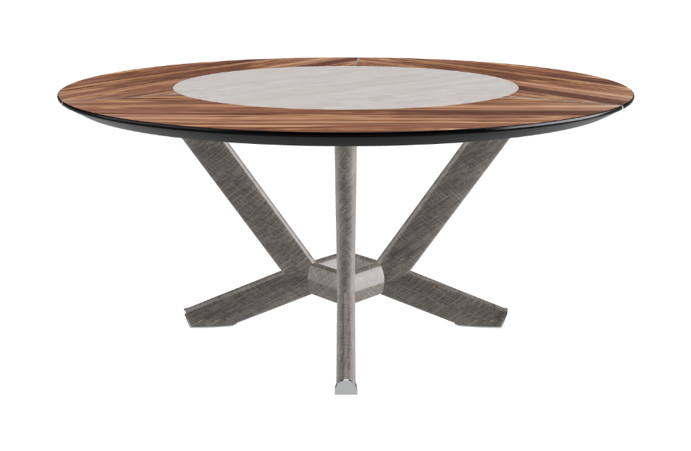 Cattelan Italia Planer Ker-Wood Round Dining Table 160