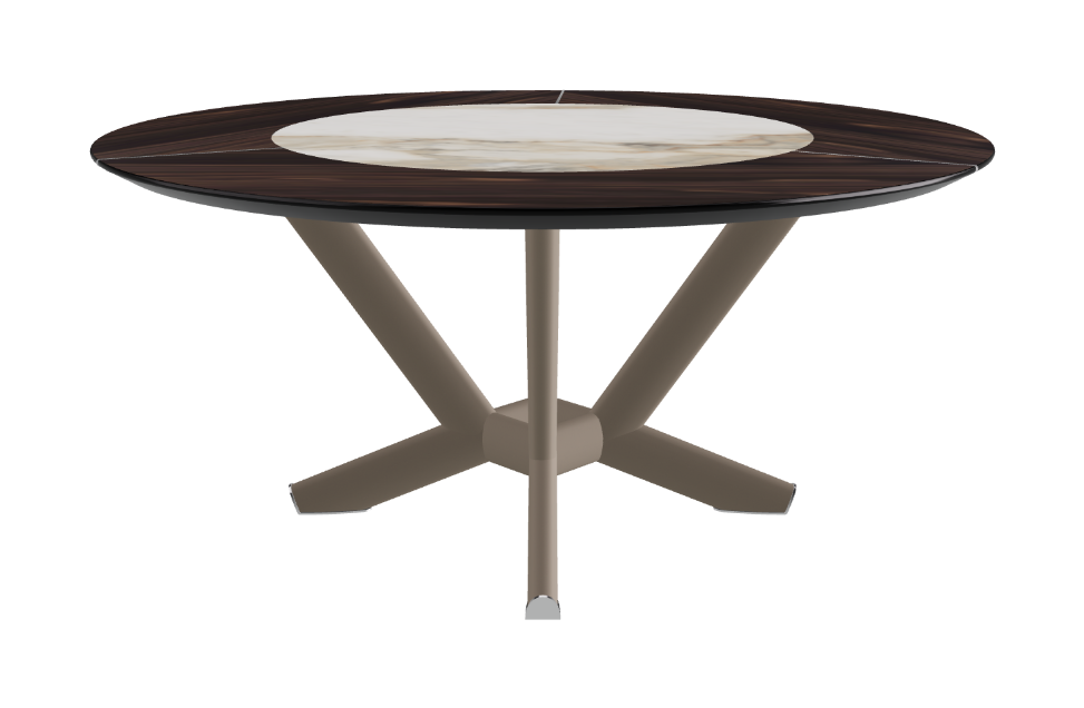 Cattelan Italia Planer Ker-Wood Round Dining Table 160