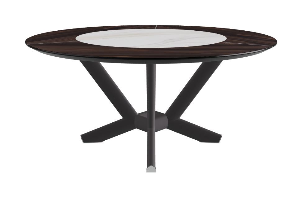 Cattelan Italia Planer Ker-Wood Round Dining Table 160