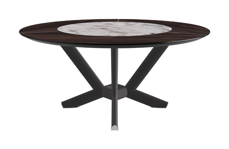Cattelan Italia Planer Ker-Wood Round Dining Table 160