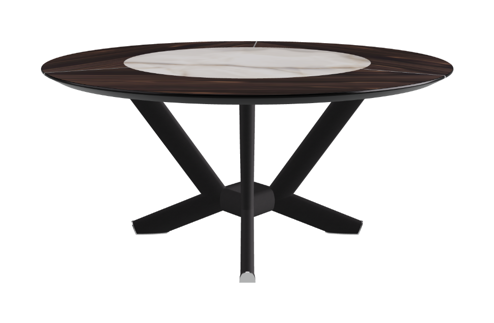 Cattelan Italia Planer Ker-Wood Round Dining Table 160