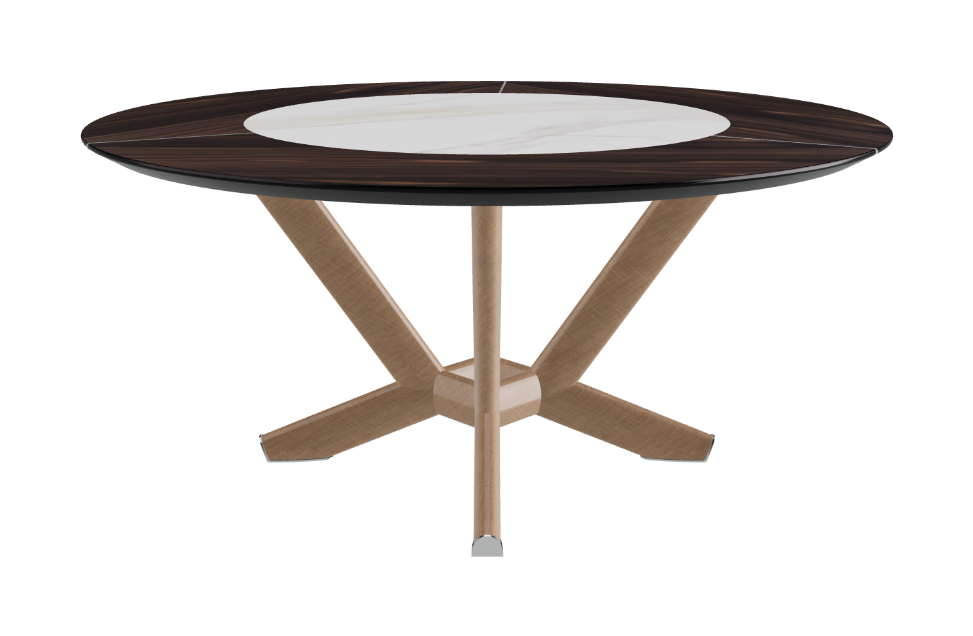 Cattelan Italia Planer Ker-Wood Round Dining Table 160