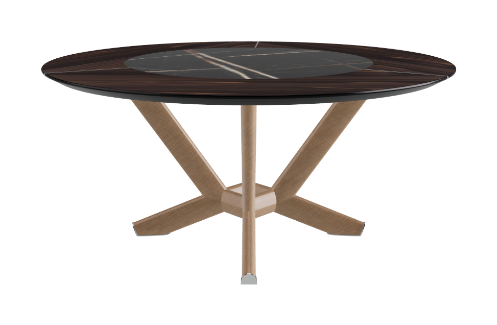 Cattelan Italia Planer Ker-Wood Round Dining Table 160