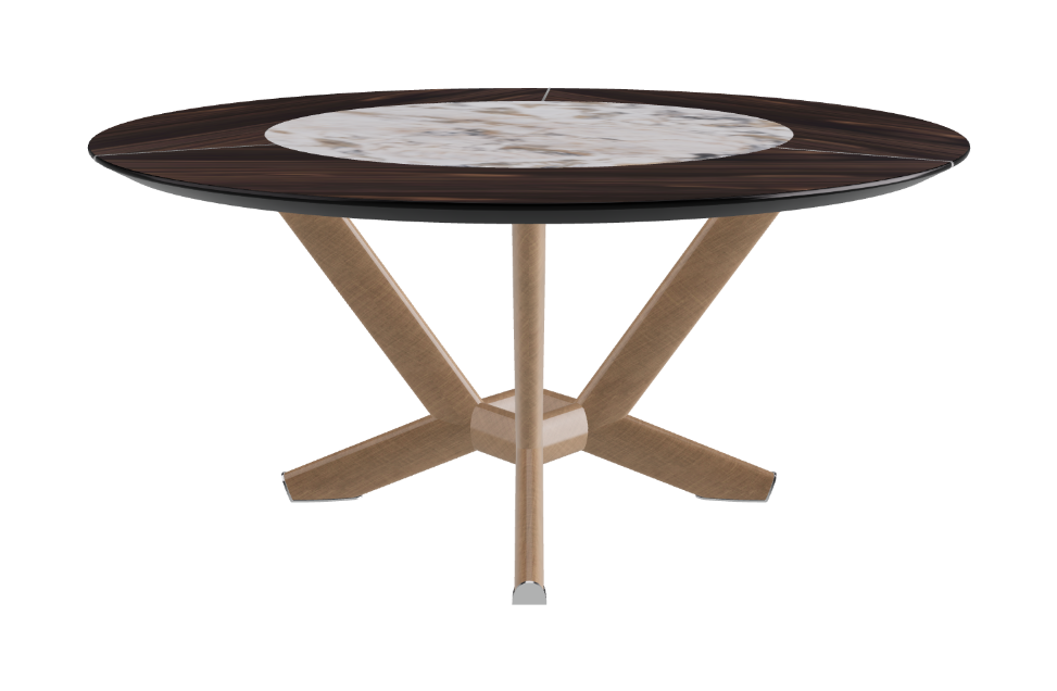 Cattelan Italia Planer Ker-Wood Round Dining Table 160