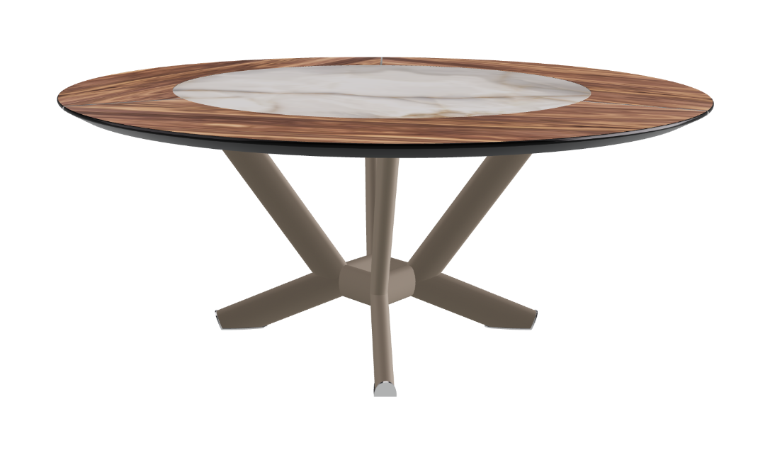 Cattelan Italia Planer Ker-Wood Round Dining Table 180