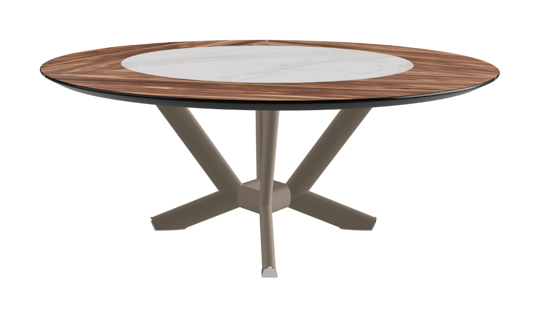 Cattelan Italia Planer Ker-Wood Round Dining Table 180