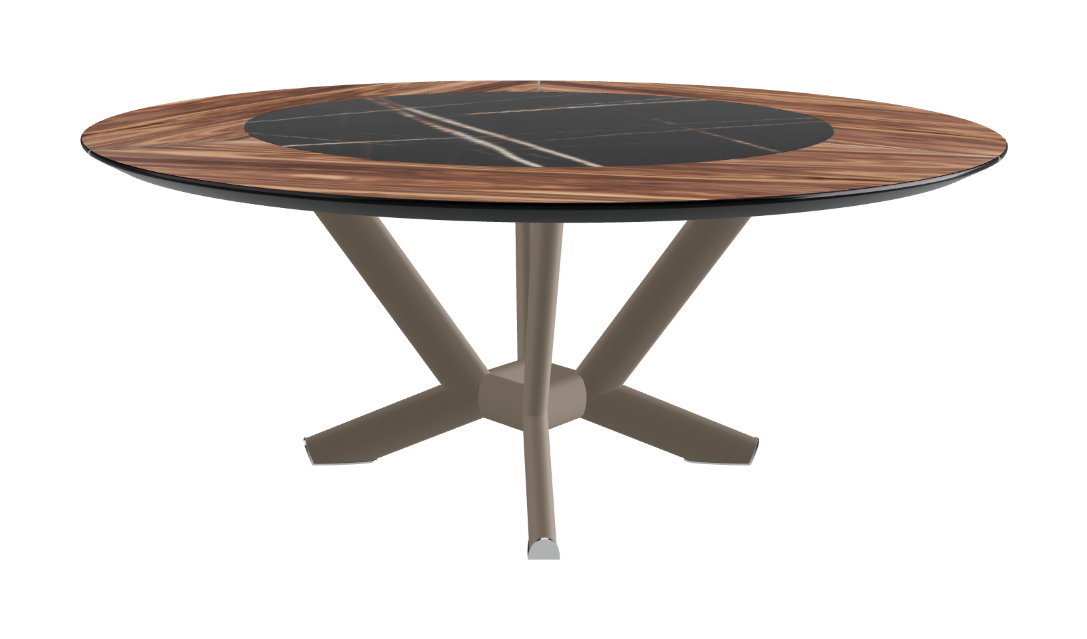 Cattelan Italia Planer Ker-Wood Round Dining Table 180