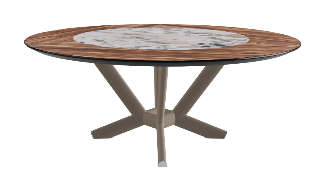 Cattelan Italia Planer Ker-Wood Round Dining Table 180