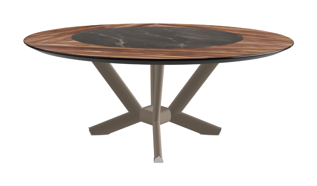 Cattelan Italia Planer Ker-Wood Round Dining Table 180