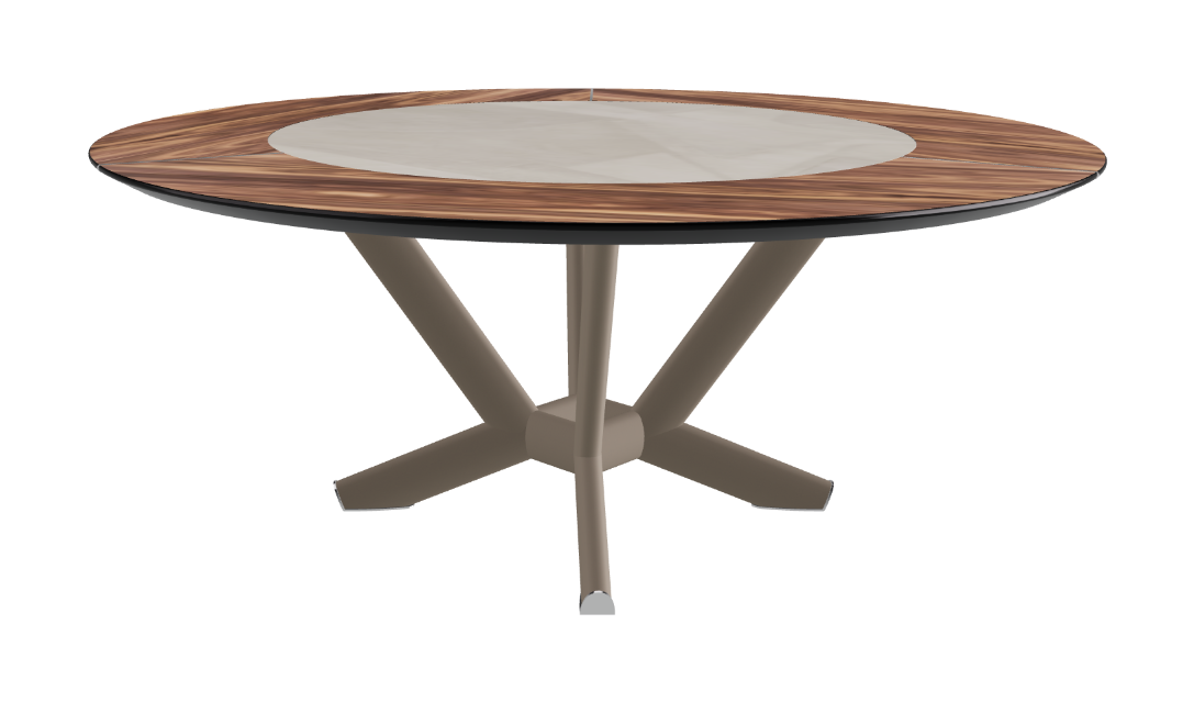 Cattelan Italia Planer Ker-Wood Round Dining Table 180
