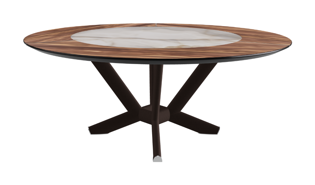 Cattelan Italia Planer Ker-Wood Round Dining Table 180