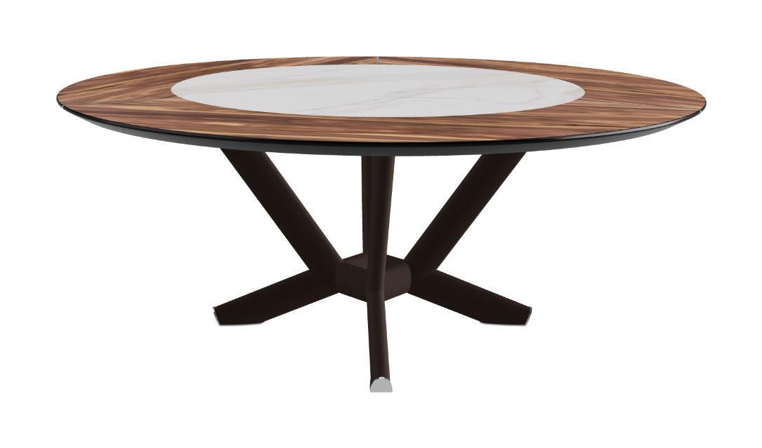 Cattelan Italia Planer Ker-Wood Round Dining Table 180