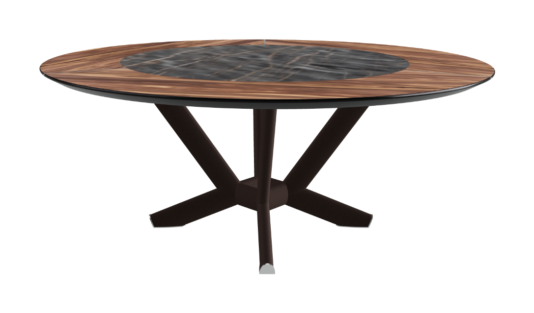 Cattelan Italia Planer Ker-Wood Round Dining Table 180