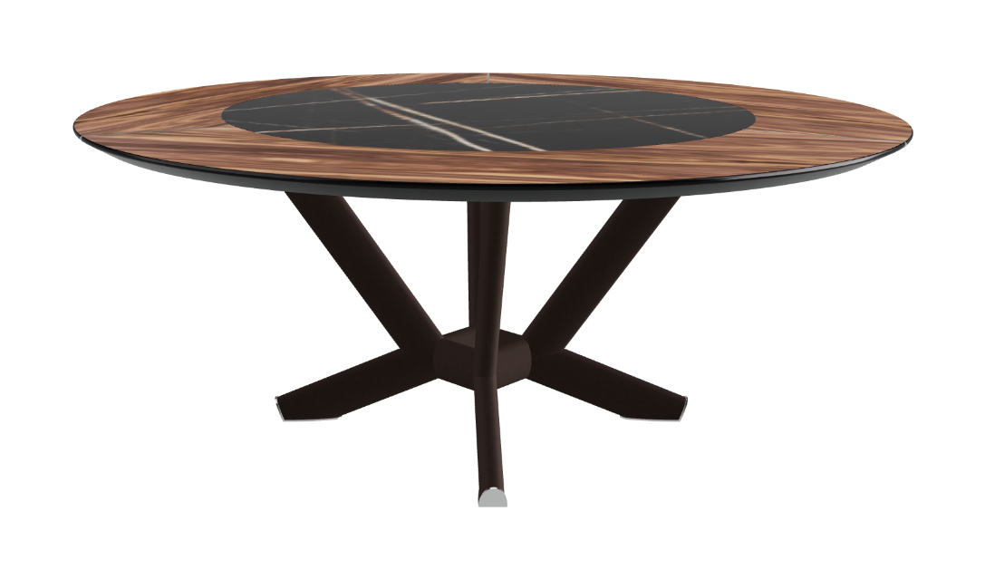 Cattelan Italia Planer Ker-Wood Round Dining Table 180
