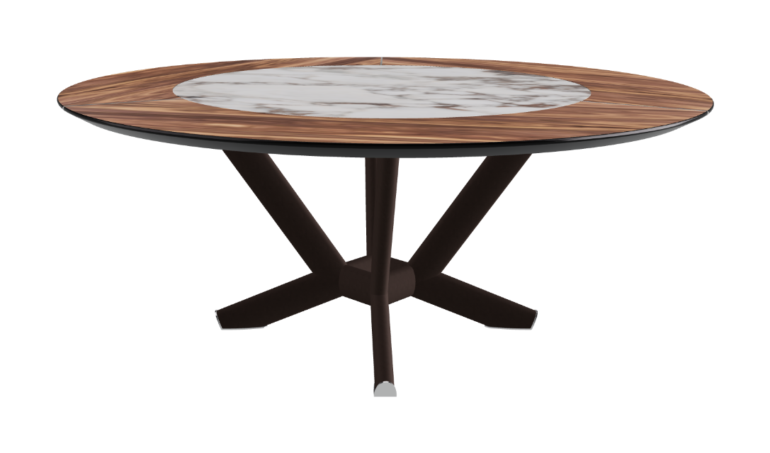 Cattelan Italia Planer Ker-Wood Round Dining Table 180