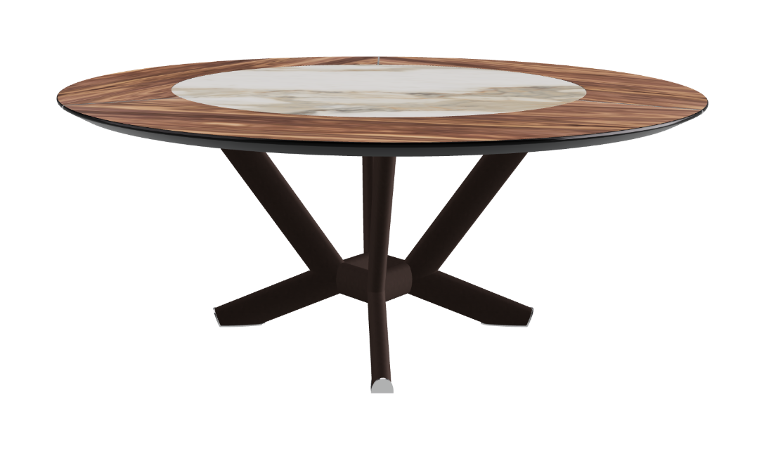 Cattelan Italia Planer Ker-Wood Round Dining Table 180