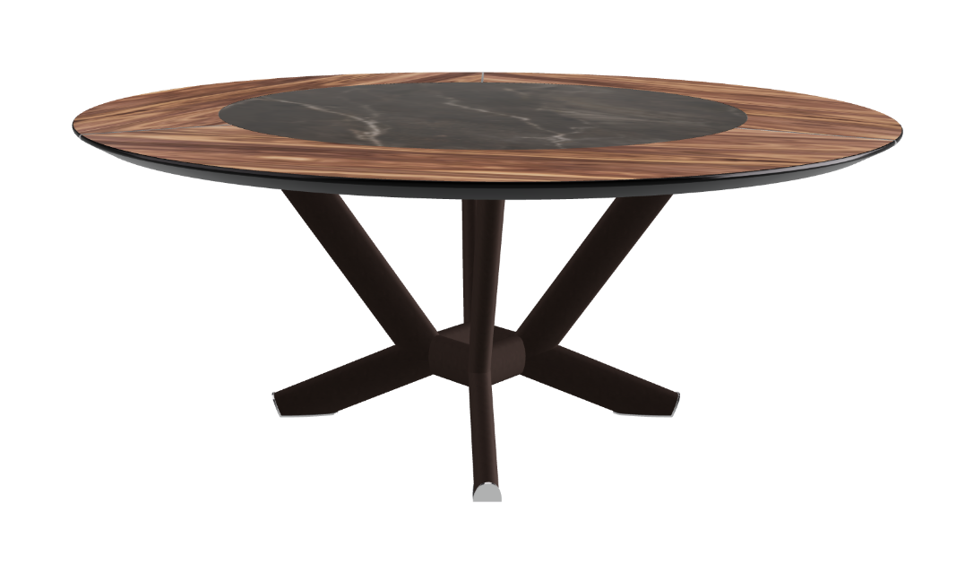 Cattelan Italia Planer Ker-Wood Round Dining Table 180