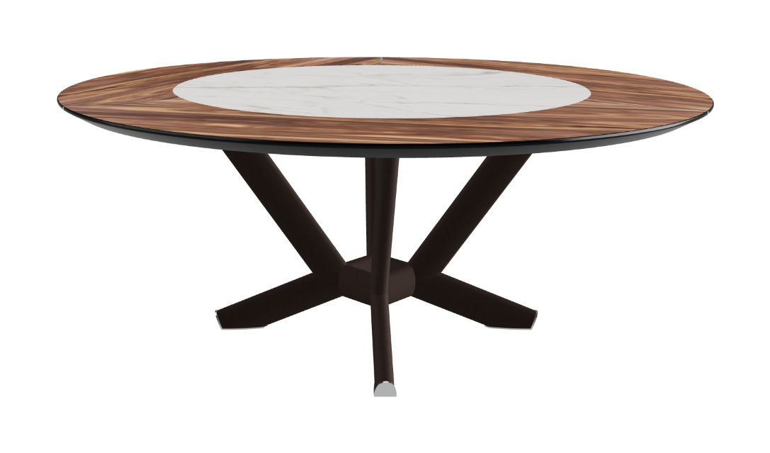 Cattelan Italia Planer Ker-Wood Round Dining Table 180