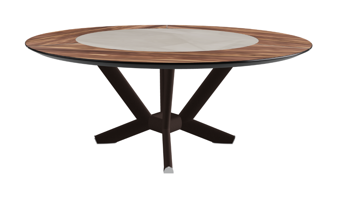 Cattelan Italia Planer Ker-Wood Round Dining Table 180